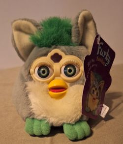 Furby Buddie Green Frog PLUSH 1999 'Hug Fun'-NOT A Talking Furby