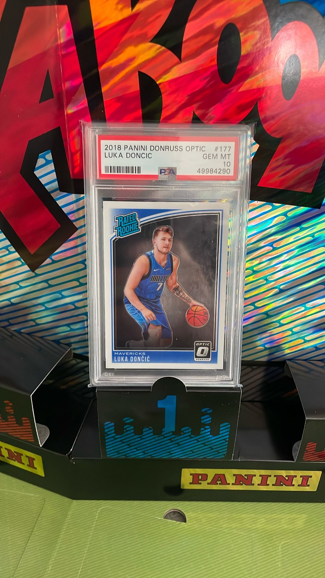 2018 Donruss Optic Luka Doncic PSA 10