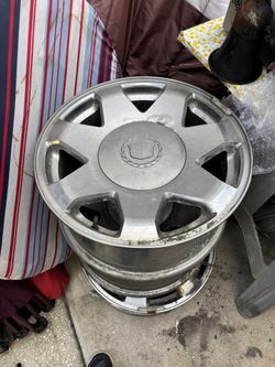 Cadillac Rims 18.5 Diameter  & 8.5 Inside Tire Wall 