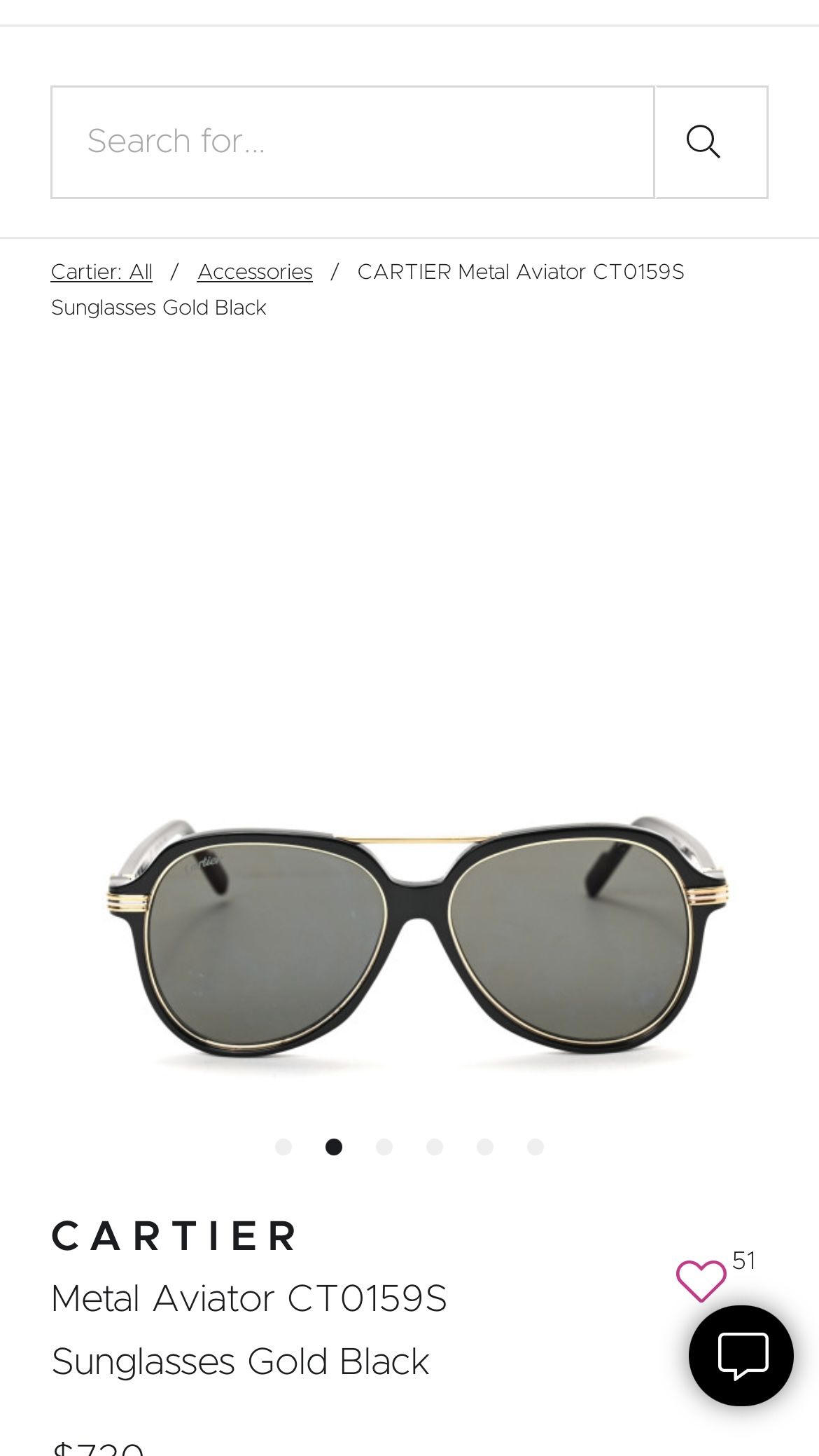 Cartier Acetate Aviator Men’s Sunglasses (BNIB)