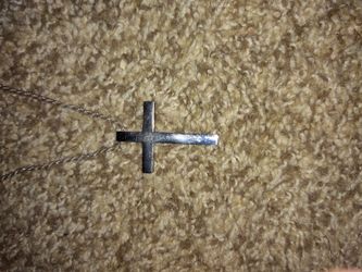 Silver Cross Chain