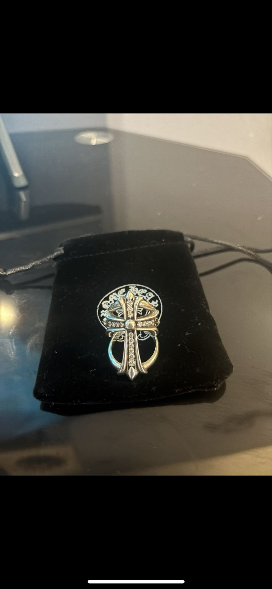 Chrome Hearts Infinity Diamond Ring - Size 9
