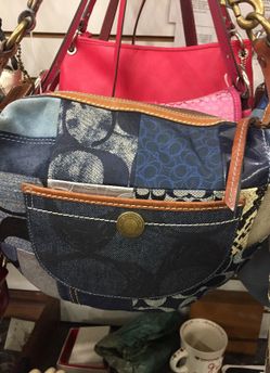 Coach patchwork handbag