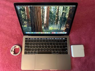 2019 MacBook Pro Retina 13 inch for, 1.4 GHz i5, 8 GB RAM, 120 GB SSD.