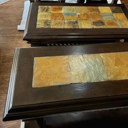 Coffee Table, Side Table (2), Sofa Runner 