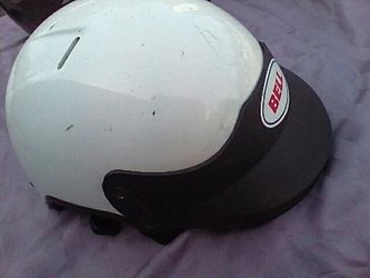 Bell extra large white helmet