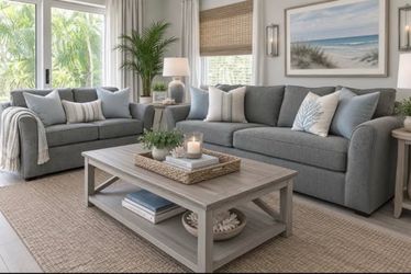 Sleeper sofa and loveseat. If posted it is still available.