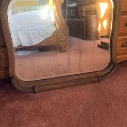 Free Standing Beveled Mirror  