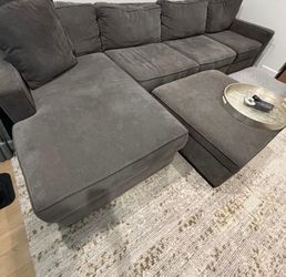Macy’s Radley Sectional with Ottoman