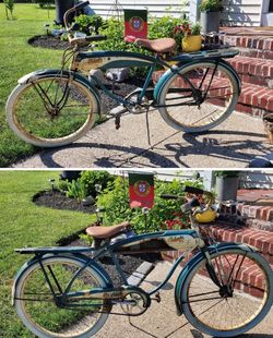 1950s columbia tank bike rides and stops ⚙️🔧🚴♂️