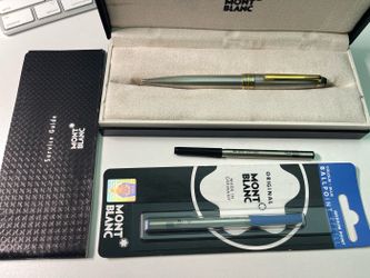 Montblanc Meisterstuck 925 pen barley pattern