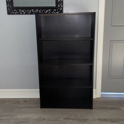 Black Wood Bookcase