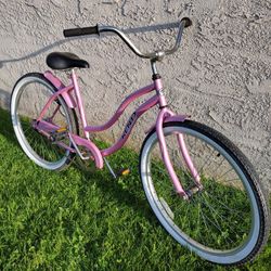 Women's Pink Kent 26" Beach Cruiser Bike Bicicleta 