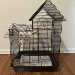 You & Me Cockatiel Ranch House Bird Cage
