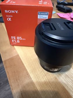 Sony FE 85mm f/1.8 Lens (E-Mount, Full Frame) – Excellent Condition