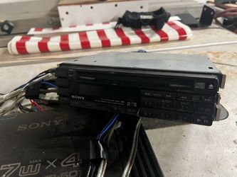 Retro car stereo