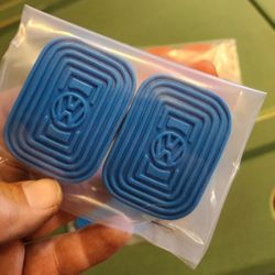 VW Bug Pedal Pads Blue Or Red  $5.00 Pair