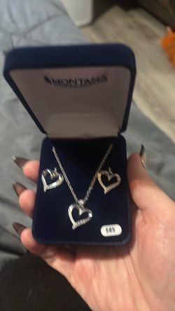 Necklace and earrings