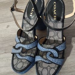 Coach Heels Size 10