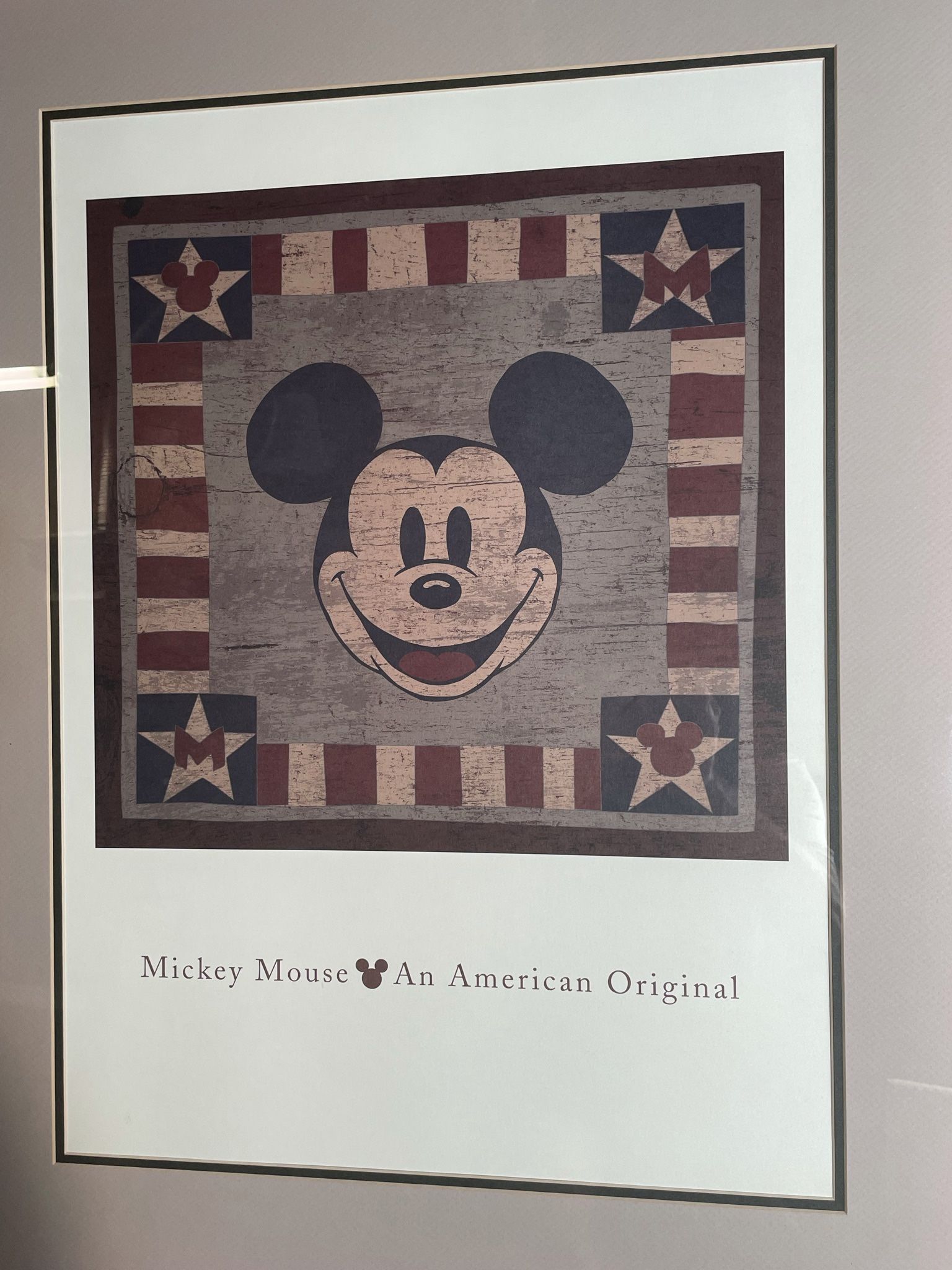 Mickey Mouse, An American Original - Rare Lithograph