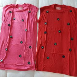 2 Vintage Decca Record Sleeveless T-shirts 