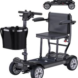 Ease 2 Pro 4 Wheel Folding Portable to Travel Wheelchair Adults Mobility Scooter.DUAL BATTERY 24MILES
MOTOR 270WATT
SPEED 0-4.97mph
RANGE 24 MILES
LIG
