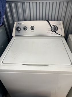 White,Whirlpool Washer & Dryer