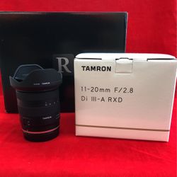 Tamron 11-20mm f/2.8 Di III-A RXD Lens (Canon RF)
