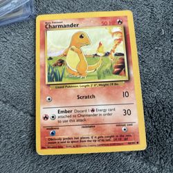 Charmanter pokémon card 90s 