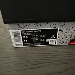 Jordan 4 White Cement