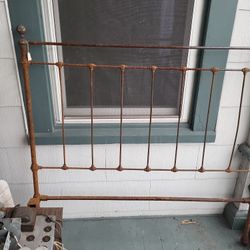 Antique Brass Headboard 