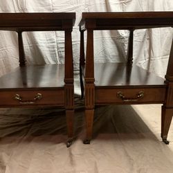 Mahogany End Tables