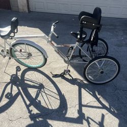 Bike & Folding Visit Adult Special Needs Bike Trailer - 24"