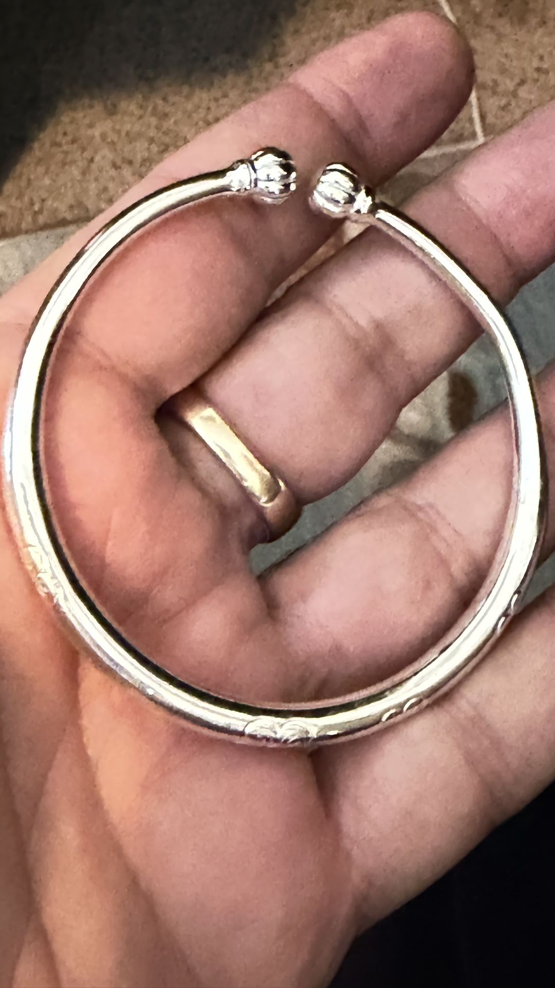 A New 99.9% Silver Cuff Bracelet 