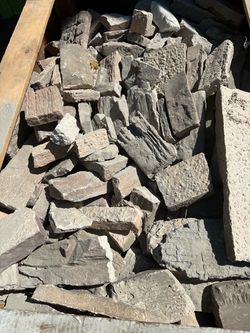 Construction material weather edged flats. Chablis