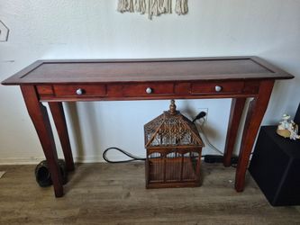 Used-3 drawer console table.