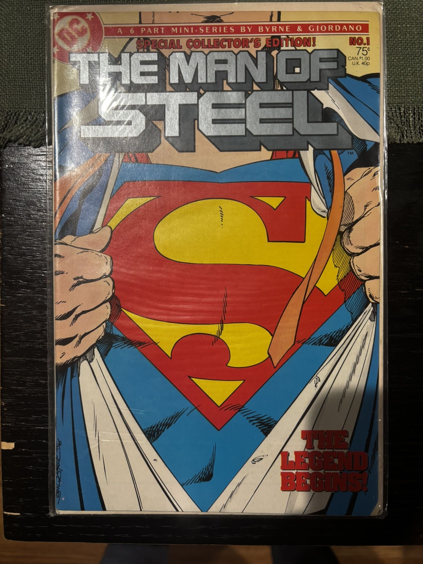 The Man of Steel #1 comic book