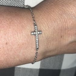NWT Brighton Starry Night Cross Bracelet 