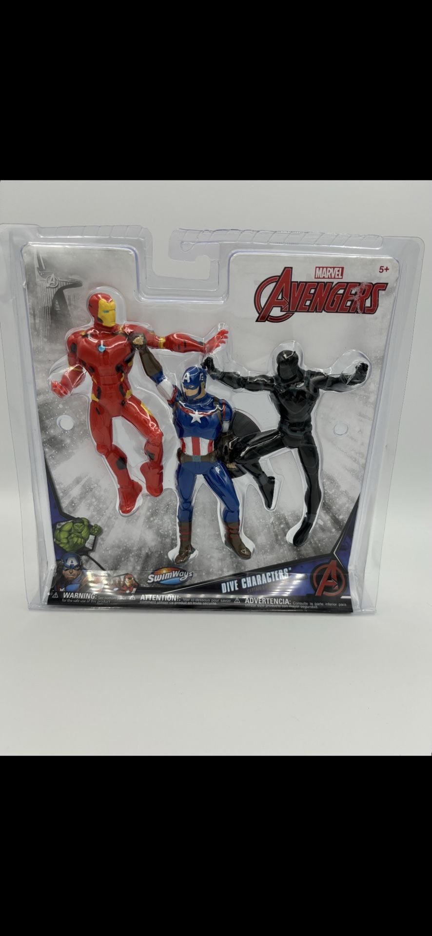 SwimWays Dive Characters Marvel Avengers Iron Man Captain America Black Panther