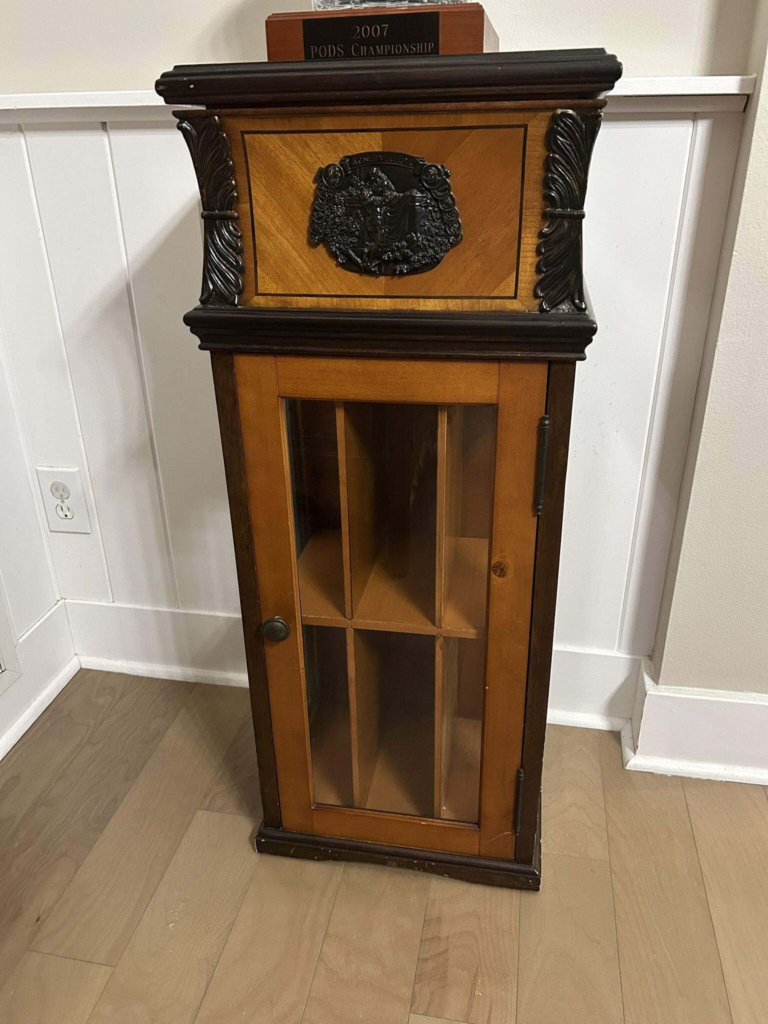 Humidor With Stacked Liquor Cabinet