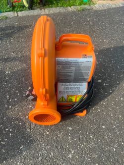 Orange Electric Air Blower Pump