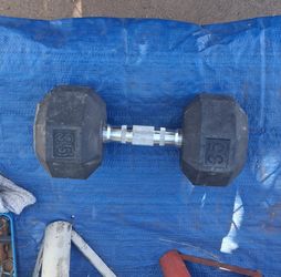 35lb Hexhead Rubber Dumbbell