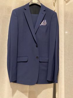 Calvin Klein Navy Blue Slim Fit suit