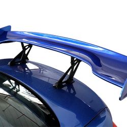 Universal 57" TYPE-3 Painted Blue ABS GT Trunk Spoiler Wing+Aluminum Leg Stem -(2-SP-6803GT-PBL