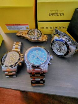 $260 FOR ALL 4 MEN'S INVICTA