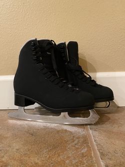 🧊⛸️ New (1 use) Black Ice Skates Jackson Mystique Boys Size 4.5 JS1593