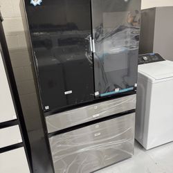 NEW Bespoke Fridge 4 Door Water Ice Touch Screen Tablet Apps More 