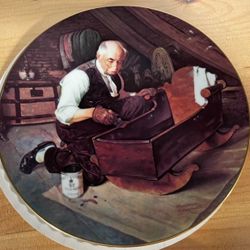 Norman Rockwell Grandpa’s Gift Limited Edition Plate