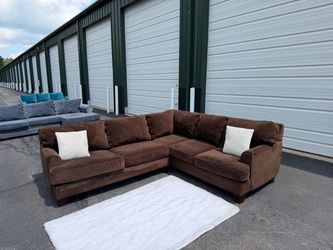 Chocolate Sectional Free Delivery