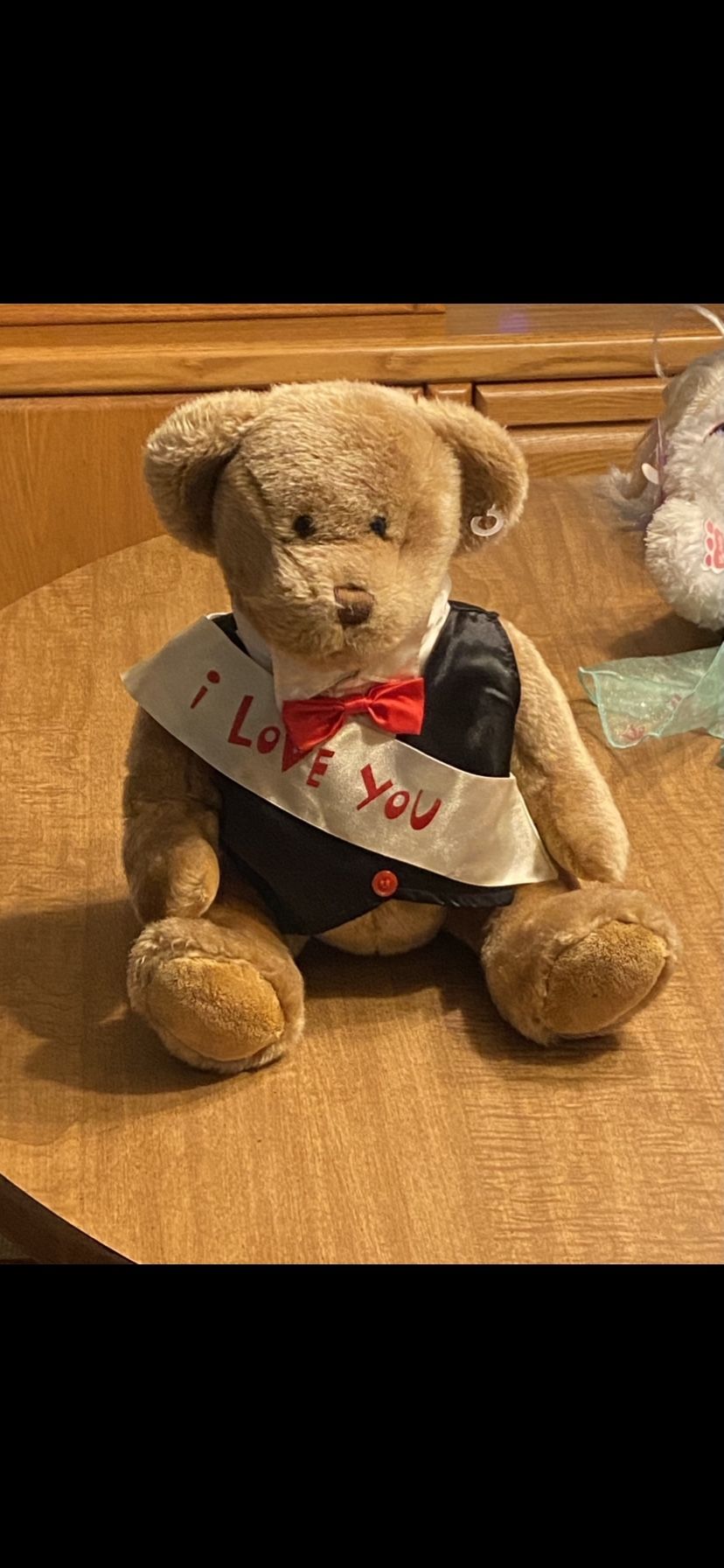 Tuxedo Sash Teddy Bear Build a Bear